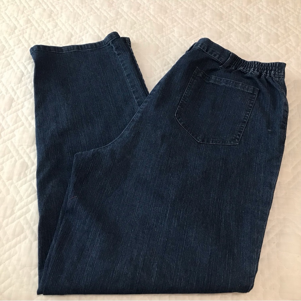 Ruby Rd. Indigo Denim Stretch Mom Jeans Size 14